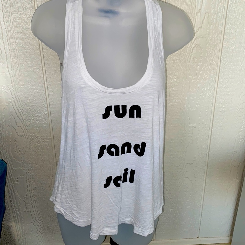 White tank top